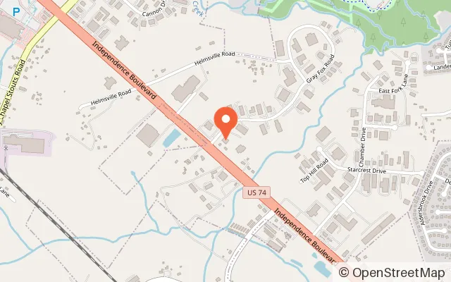 Map showing Playland Indoor Playground + Café in Monroe, NC