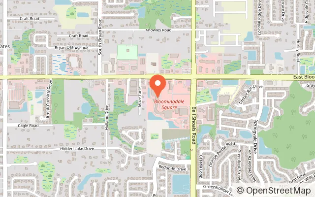 Map showing iSmash Tampa in Brandon, FL