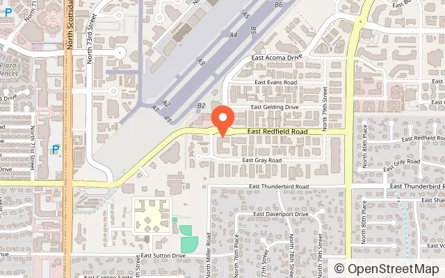 Map showing Conquer Ninja Gyms Scottsdale in Scottsdale, AZ