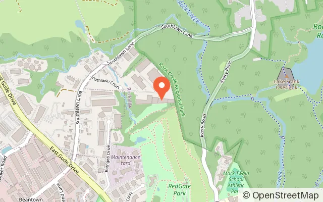 Map showing ZavaZone Rockville in Rockville, MD