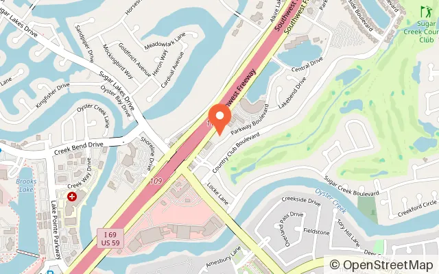 Map showing Pump it Up in Sugar Land, TX