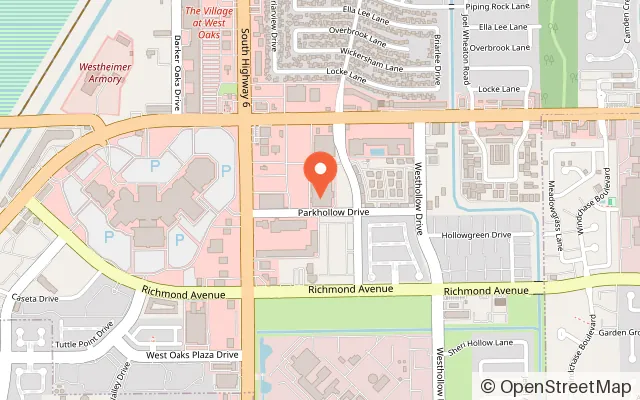 Map showing Sky Sports Trampoline Park in Houston, TX