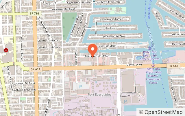 Map showing Flippo's Fort Lauderdale in Fort Lauderdale, FL