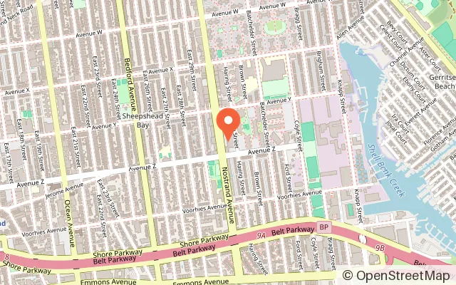 Map showing Max FunLand in Brooklyn, NY