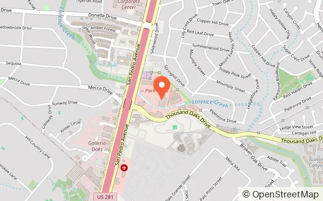 Map showing Airtopia Adventure Park - San Antonio in San Antonio, TX