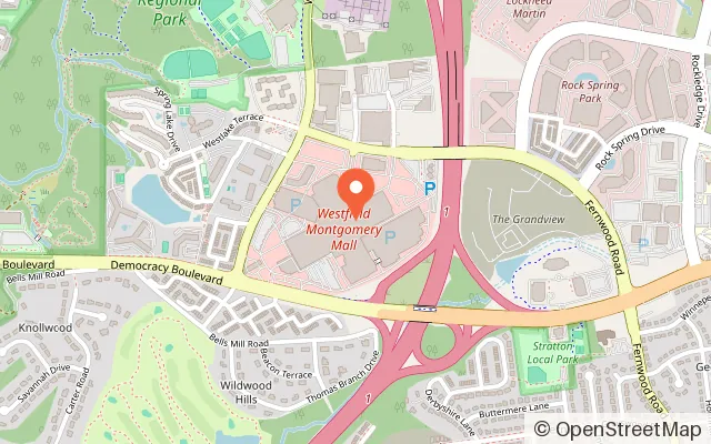 Map showing Immersa Edutainment in Bethesda, MD