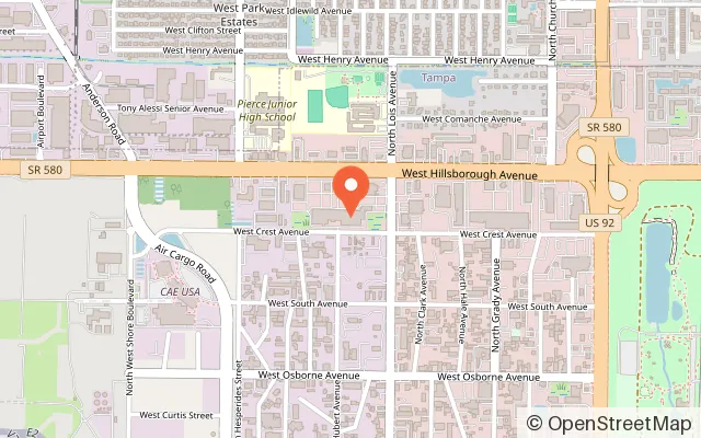 Map showing Altitude Trampoline Park Tampa in Tampa, FL