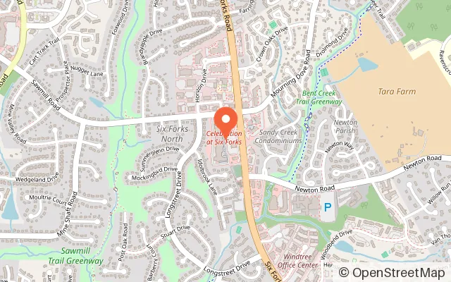 Map showing Battle & Birdie - Raleigh in Raleigh, NC