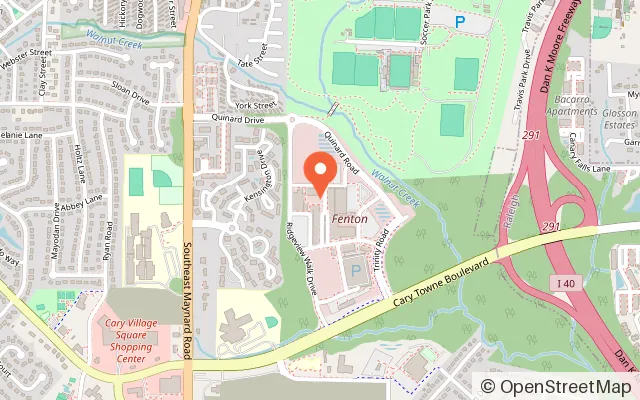 Map showing Skate the Square in Cary, NC