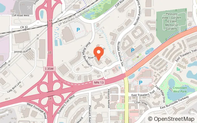 Map showing Grand Slam in Burnsville, MN