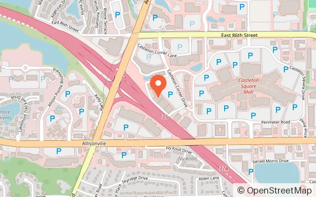 Map showing Dave & Buster's Indianapolis in Indianapolis, IN