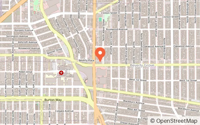 Map showing Ball N Bounce in Los Angeles, CA