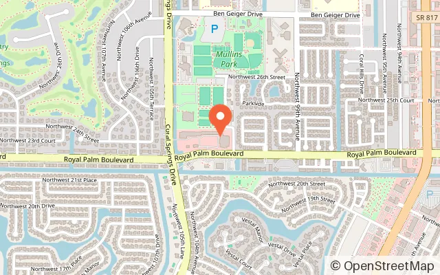 Map showing Monkey Joe's - Coral Springs in Coral Springs, FL