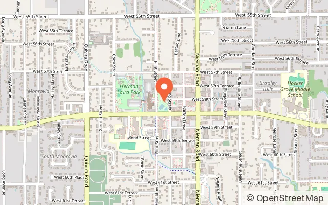 Map showing Splash Cove in Shawnee, KS