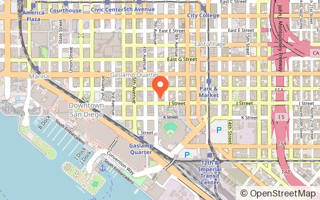 Map showing Arcade Monsters San Diego in San Diego, CA