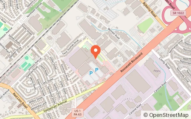 Map showing ClimbZone Philadelphia in Philadelphia, PA