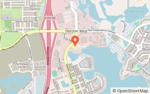 Map showing PopStroke in Winter Garden, FL