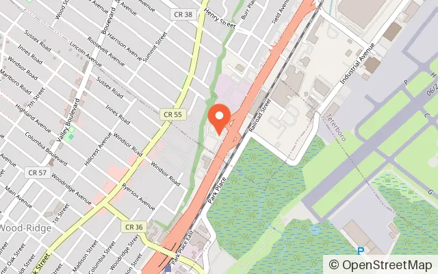 Map showing Kid Cove in Hasbrouck Heights, NJ