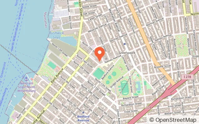 Map showing VITAL Climbing Gym - Brooklyn in Brooklyn, NY