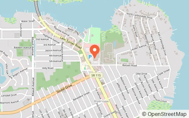 Map showing Planet Skate Roller Rink in Jacksonville, FL