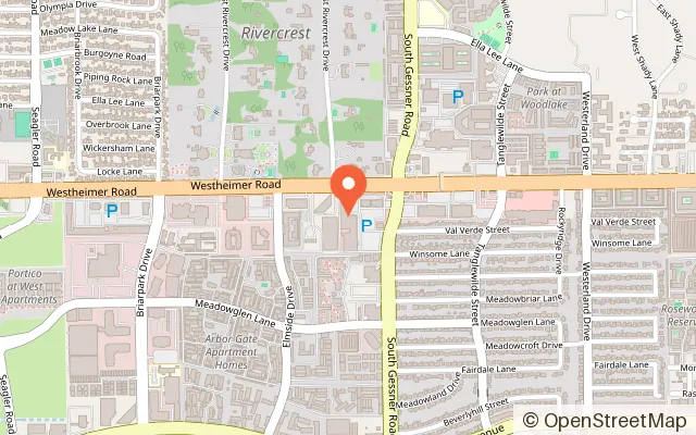 Map showing Kids Empire Houston Westchase in Houston, TX