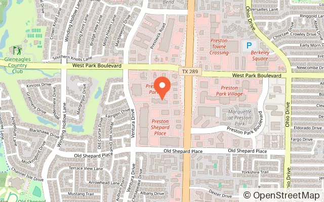 Map showing We Rock The Spectrum Kids Gym - Plano in Plano, TX
