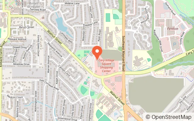 Map showing Notasium: Cary Music Lessons and Play Space in Cary, NC