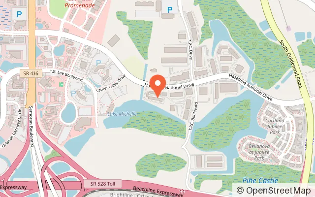 Map showing NeuroPlay: The Sensory Playroom in Orlando, FL
