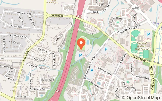 Map showing Puttery at Drive Shack in Raleigh, NC