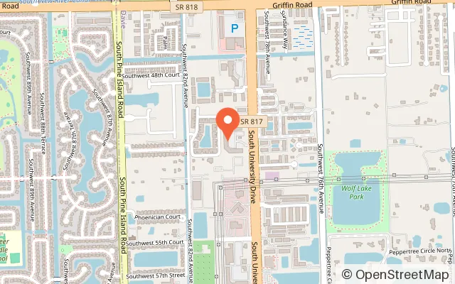 Map showing We Rock the Spectrum - Davie in Davie, FL