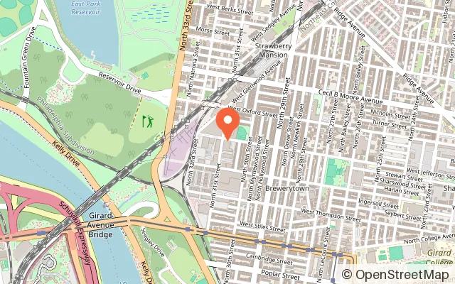 Map showing Kith + Kin in Philadelphia, PA