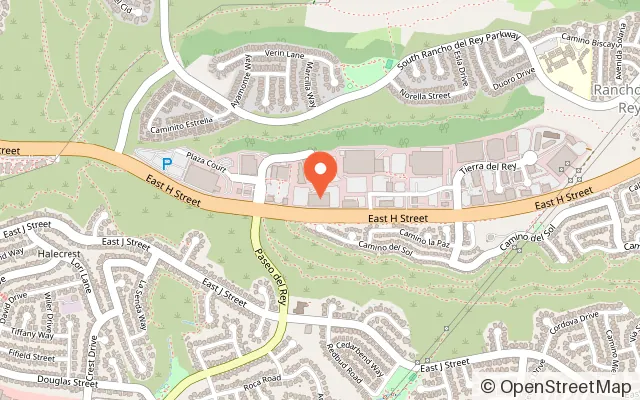 Map showing Lucky Strike Chula Vista in Chula Vista, CA