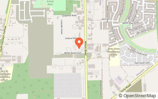 Map showing Max Bowl - Humble in Humble, TX