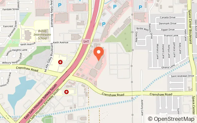 Map showing Kids Empire Pasadena in Pasadena, TX