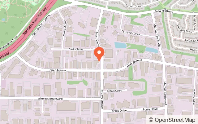 Map showing A Latte Fun Hauppauge in Hauppauge, NY