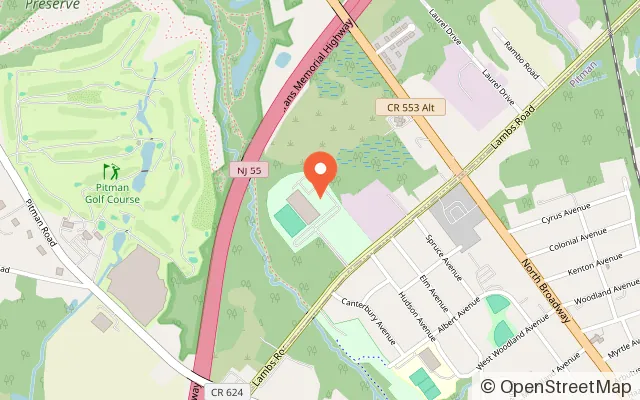 Map showing We Rock The Spectrum - Gloucester County in Pitman, NJ