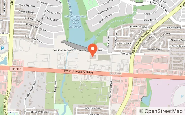 Map showing Dave & Buster's McKinney in McKinney, TX