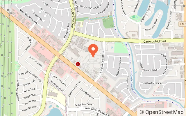 Map showing We Rock the Spectrum - Sugar Land in Missouri City, TX