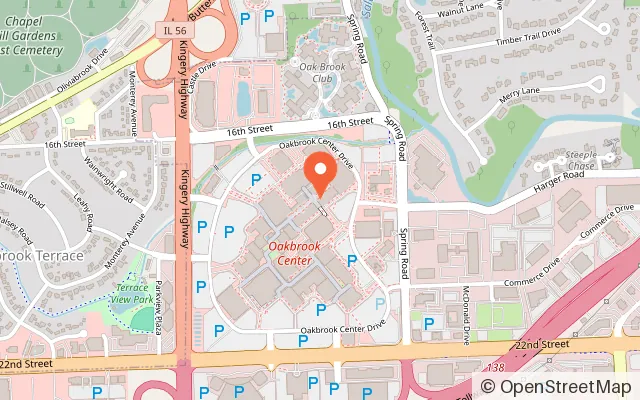 Map showing Great Big Game Show Oak Brook in Oak Brook, IL