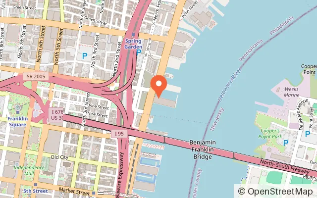 Map showing Dave & Buster's Philadelphia in Philadelphia, PA