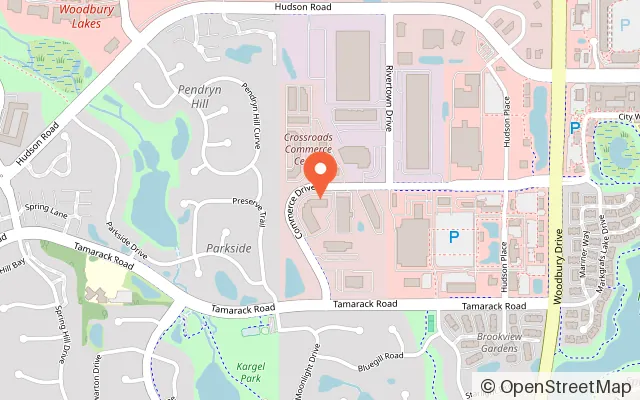 Map showing Conquer Ninja Gyms - Woodbury in Woodbury, MN