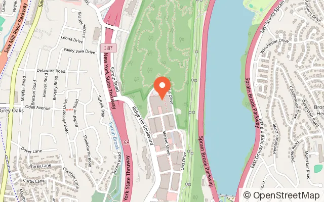 Map showing LEGOLAND® Discovery Center Westchester in Yonkers, NY