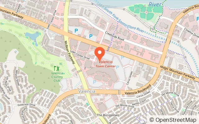 Map showing Jumpify in Valencia, CA