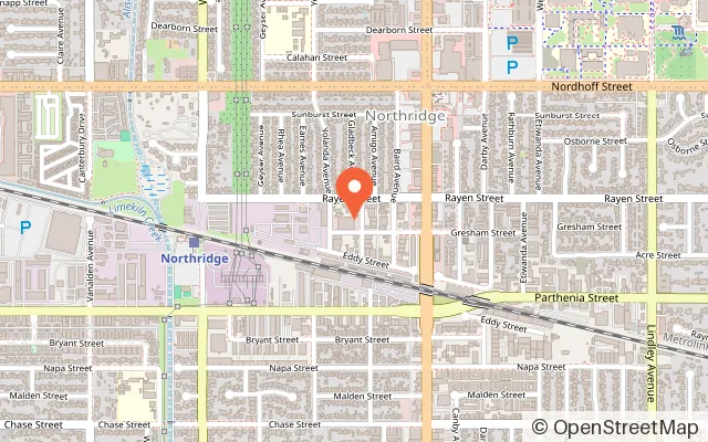 Map showing We Rock the Spectrum - Northridge in Northridge, CA