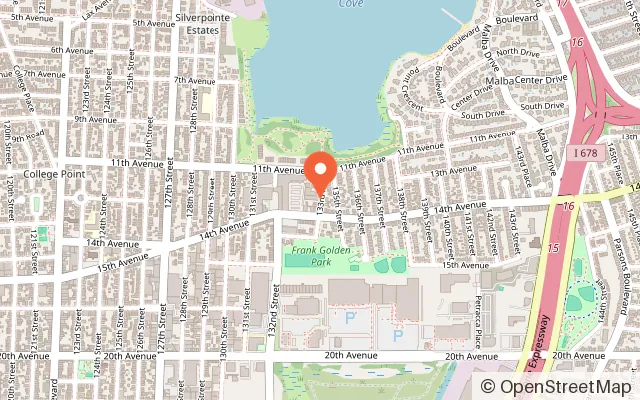 Map showing Speeding Adventure in College Point, NY