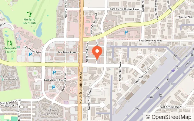 Map showing Puttshack - Scottsdale in Scottsdale, AZ