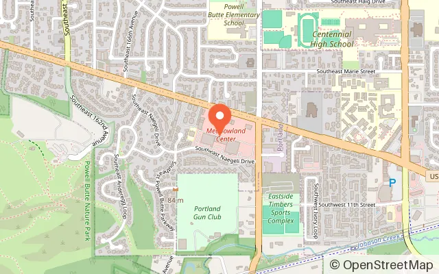 Map showing The Monkey King Play House in Portland, OR