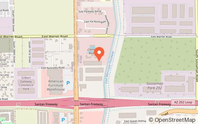 Map showing BRKTHROUGH Mesa in Mesa, AZ