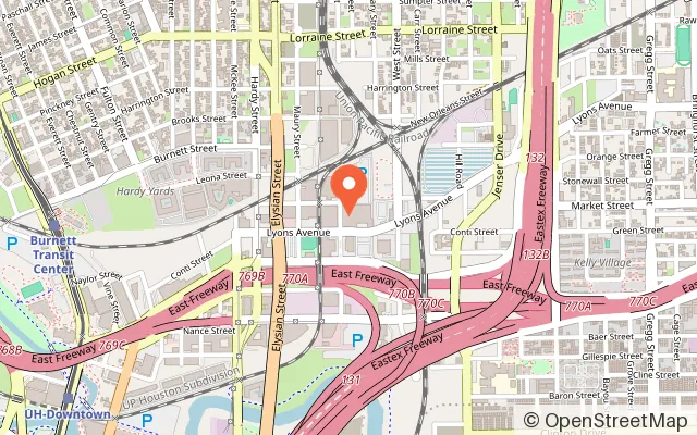 Map showing Beat The Bomb Houston in Houston, TX