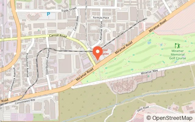 Map showing Tiny Tiger in San Diego, CA